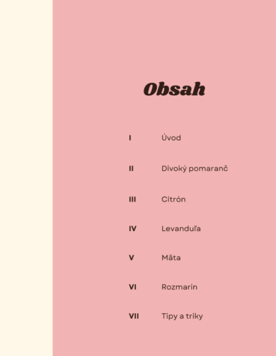 obsah ebooku Ako chutia vône